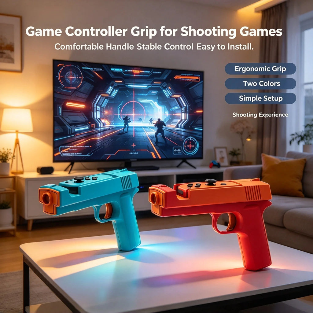 Pistola de juego para Switch/Switch OLED, soporte para Joy-con, pistola de juego con sensor táctil, Joypad, empuñadura de pistola, accesorio para Switch