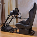 Asientos de simulador de carreras con soporte para volante en PS5