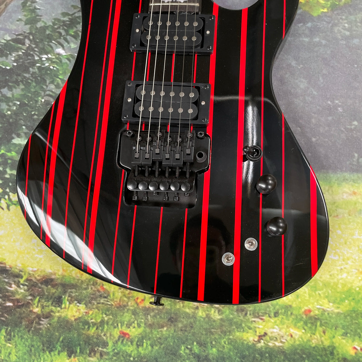 Guitarra eléctrica clásica de 6 cuerdas, con doble pastilla para speed-picking, guitarra eléctrica de metal rock