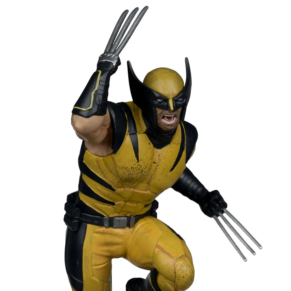 Mcfarlane Toys Wolverine, Estatua Articulada a Escala 1:10, Colección Marvel Games, Modelo Gold Label, Kit de Garaje