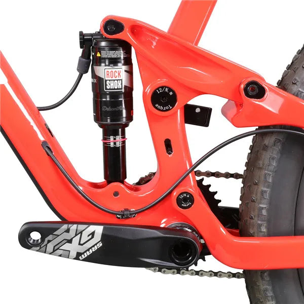 Bicicleta de montaña de fibra de carbono ultraligera, con suspensión y cambios, de 24, 26, 27.5 y 29 pulgadas para adultos