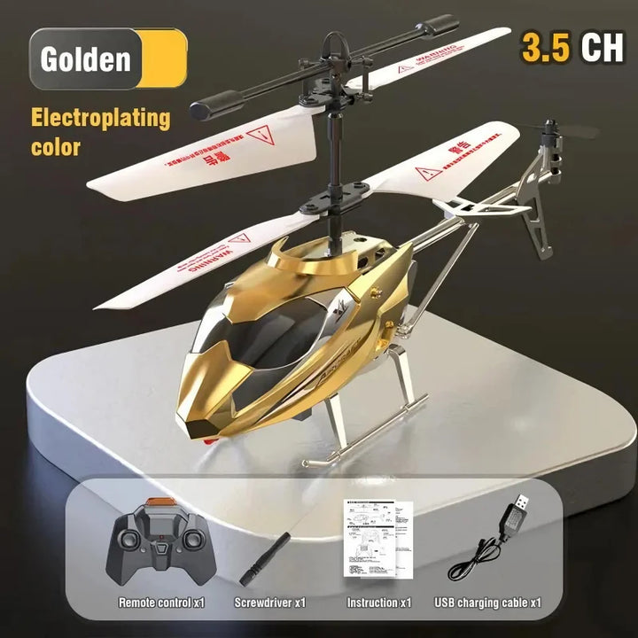 Helicóptero RC de 3,5 canales XK913 iluminado resistente a caídas juguete volador para niños regalo de Control remoto amigable para principiantes para niños mayores de 6 años
