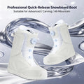 Botas de Snowboard de Invierno, Impermeables, Cálidas, FITGO Dial 36-45, para Principiantes e Intermedios, Todoterreno, Gruesas, Antideslizantes, para Nieve