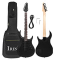 Nueva Guitarra eléctrica IRIN de 24 trastes, 6 cuerdas, cuerpo Oguman, mástil de arce, Guitarra eléctrica colorida con Cable de conexión de llave de bolsa