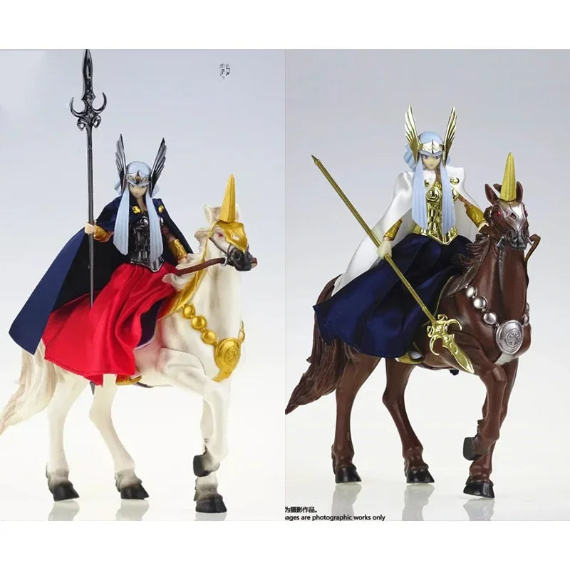 JM.MST Model Saint Seiya Myth Cloth EX Polaris Hilda Hiruda 2 Body/Dress White Horse Asgard Knights of the Zodiac Action Figure