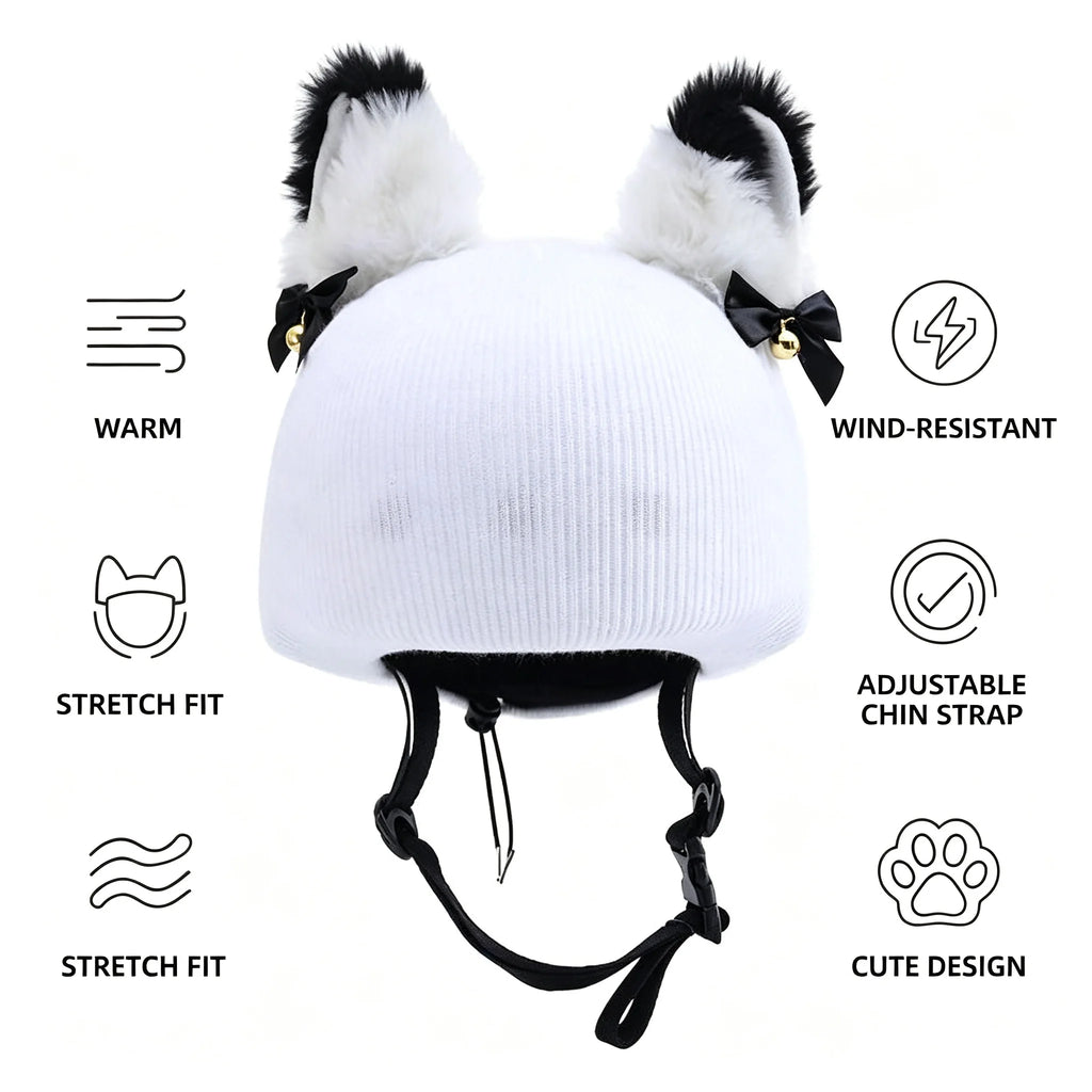 Linda Funda de Punto Lavable para Casco de Esquí para Hombres y Mujeres, Accesorios Decorativos para Casco de Snowboard, Deportes al Aire Libre