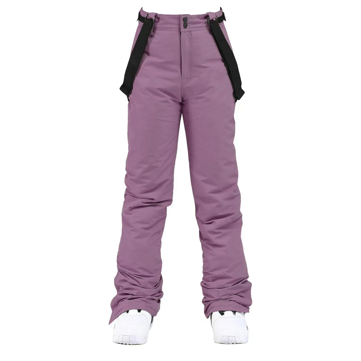 Pantalones de invierno para mujer, pantalones de esquí gruesos y cálidos de alta calidad para hombre, pantalones con tirantes impermeables a prueba de viento, pantalones de Snowboard de talla grande