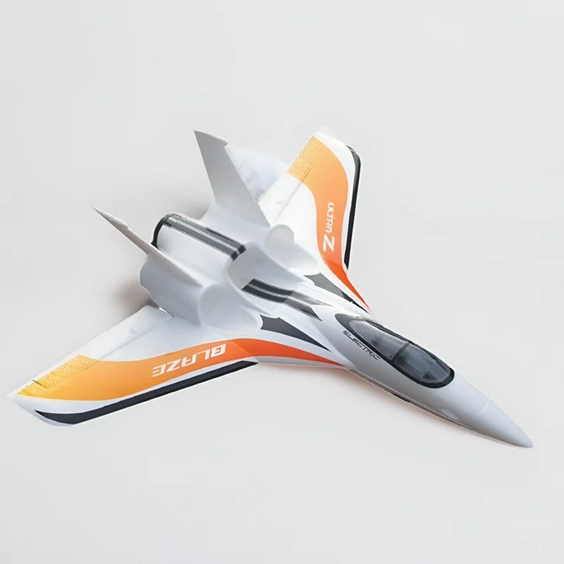 Avión de Control remoto de ala fija eléctrica de espuma Epp Astro Delta Ultra-Z estilo rojo, modelo de empuje de cola con conductos de 64mm
