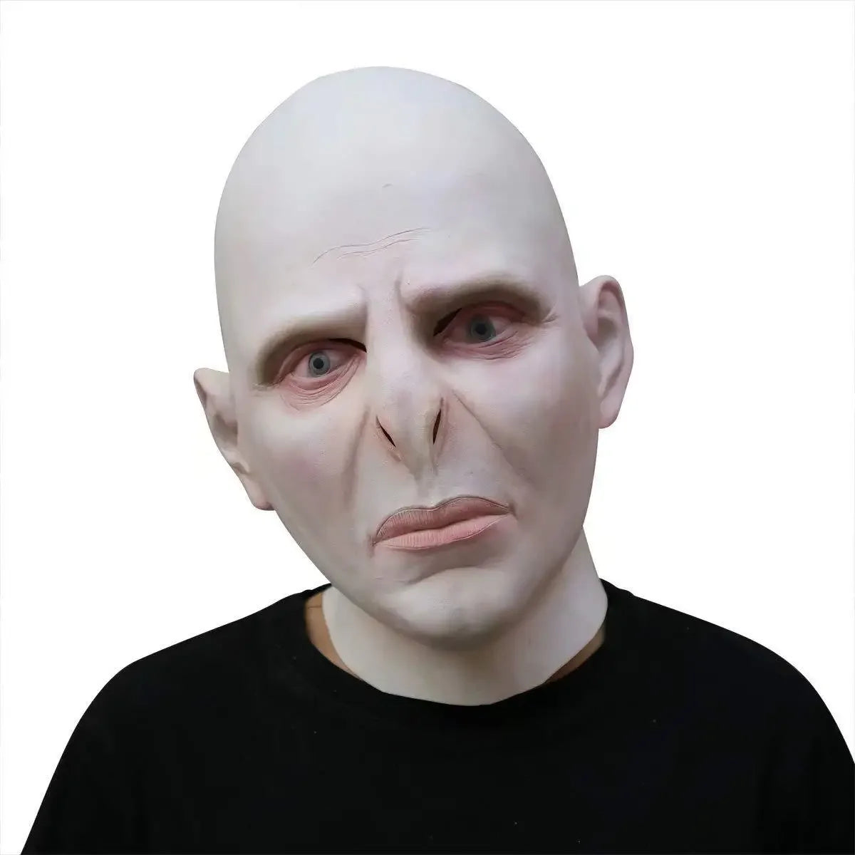 2025 Voldemort Mask Dobby The Elf Mask  Hood Harry Movie Cos Horror Thriller Bald Latex Mask Halloween Mask For Adult