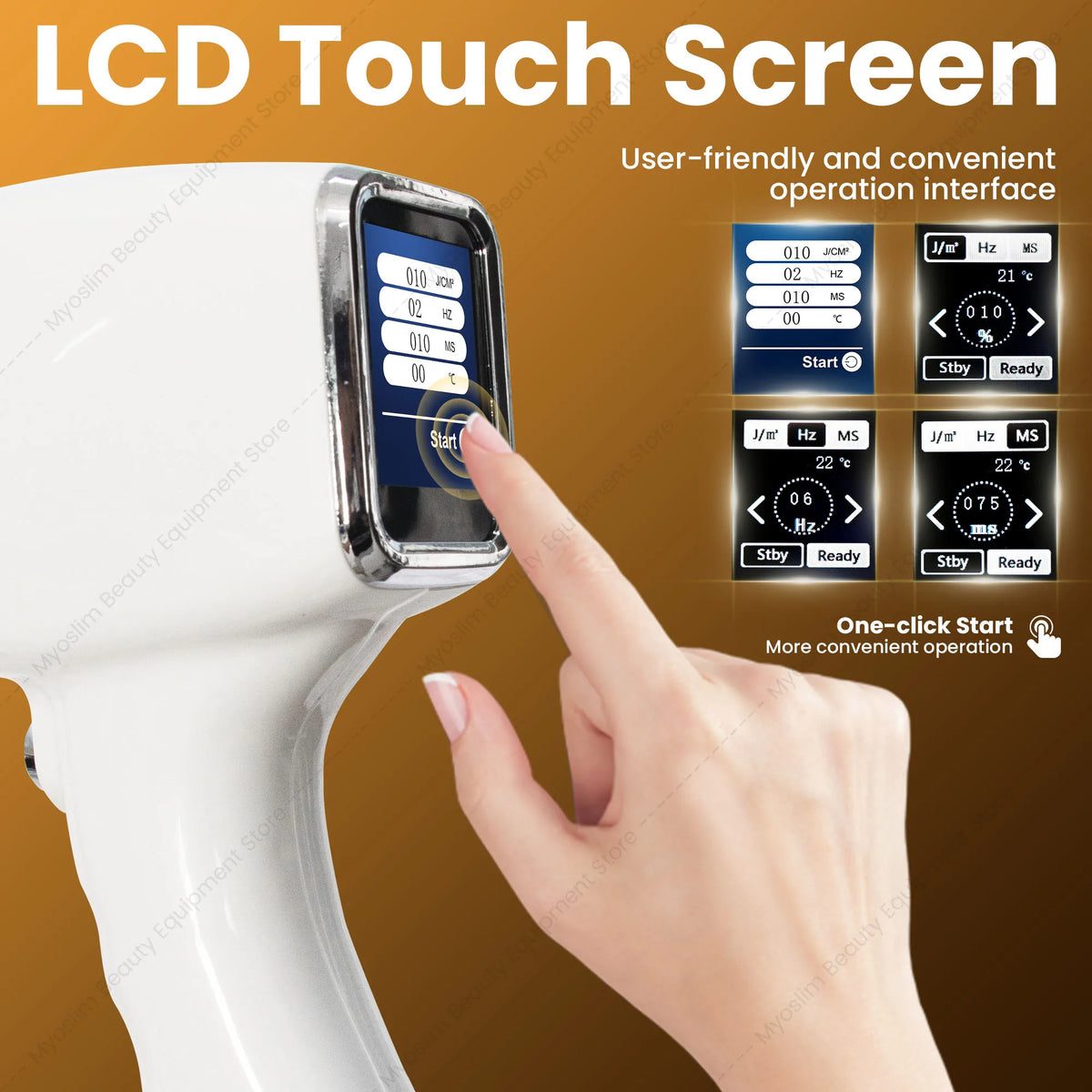 Dispositivo de Belleza 2 en 1 Swan 808 Blanco de Escritorio, Pantalla Táctil 4K con Refrigeración de Ultra Baja Temperatura, Terapia Indolora Segura y Cómoda para la Piel