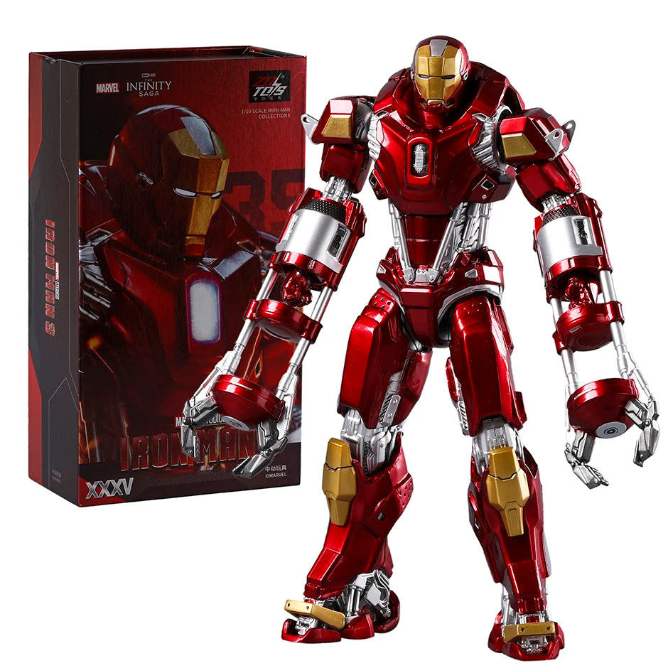 ZD Toys Iron Man 3 MK 22 24 35 41 47 figura de acción de PVC juguete de modelos coleccionables
