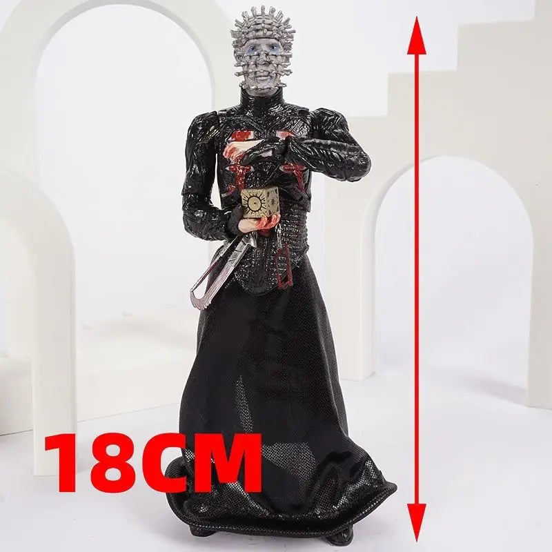 Figura de Acción NECA Hellraiser Ultimate Pinhead, Figura Coleccionable de Terror, Te Desgarrará el Alma, Regalo