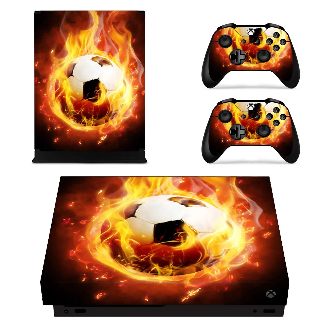 Personalización, diseño personalizado, vinilos adhesivos para cubrir completamente la consola y el mando de Xbox One X