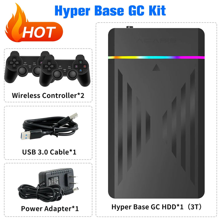 Retro Gaming HDD Retrobat&amp;Playnite&amp;Launchbox OS para PS4/PS3/PS2/PS1/SWITCH/N64/DC/WIIU 39 Emuladores para Windows con más de 17000 juegos
