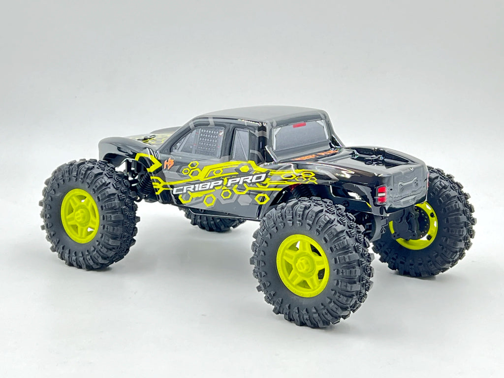 Juguetes en Stock en EE. UU. para Niños, Coche Todoterreno RC 1/18 2.4G RTR CR18P PRO 4WD, Vehículo de Control Remoto con Motor sin Escobillas y ESC, Regalos