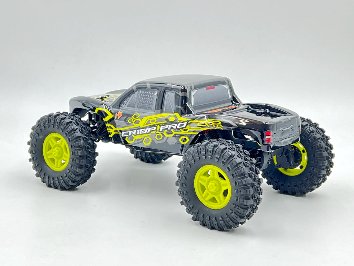 Juguetes en Stock en EE. UU. para Niños, Coche Todoterreno RC 1/18 2.4G RTR CR18P PRO 4WD, Vehículo de Control Remoto con Motor sin Escobillas y ESC, Regalos