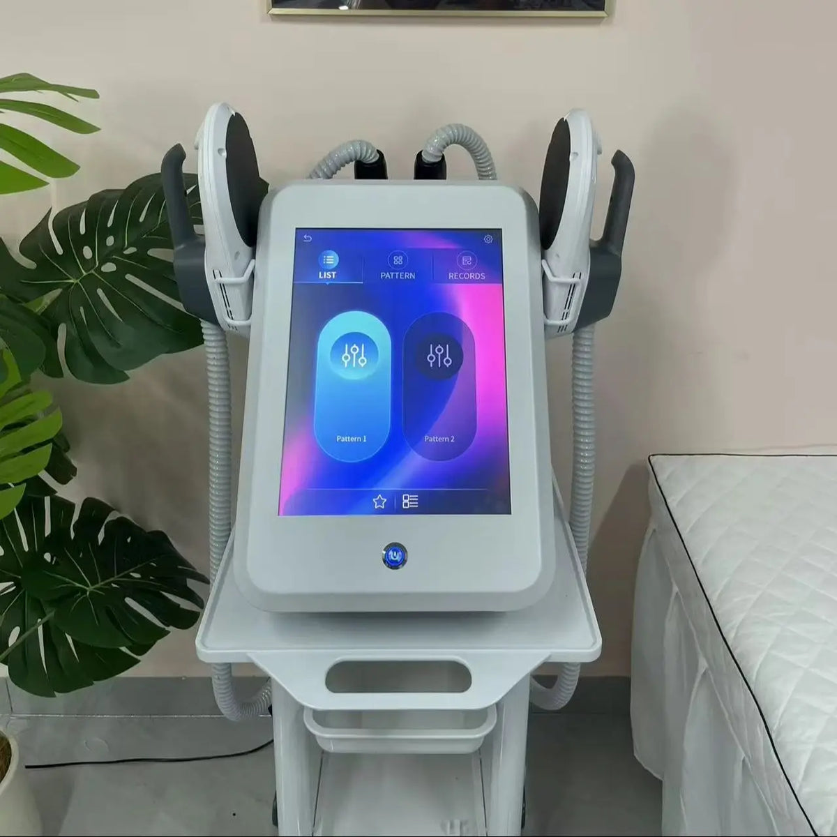 Máquina EMS Profesional para Adelgazar el Cuerpo, Estimulación Muscular, Pérdida de Peso, Terapia de Escultura Corporal, 4 Manijas, Quemador de Grasa Pélvica y de Glúteos