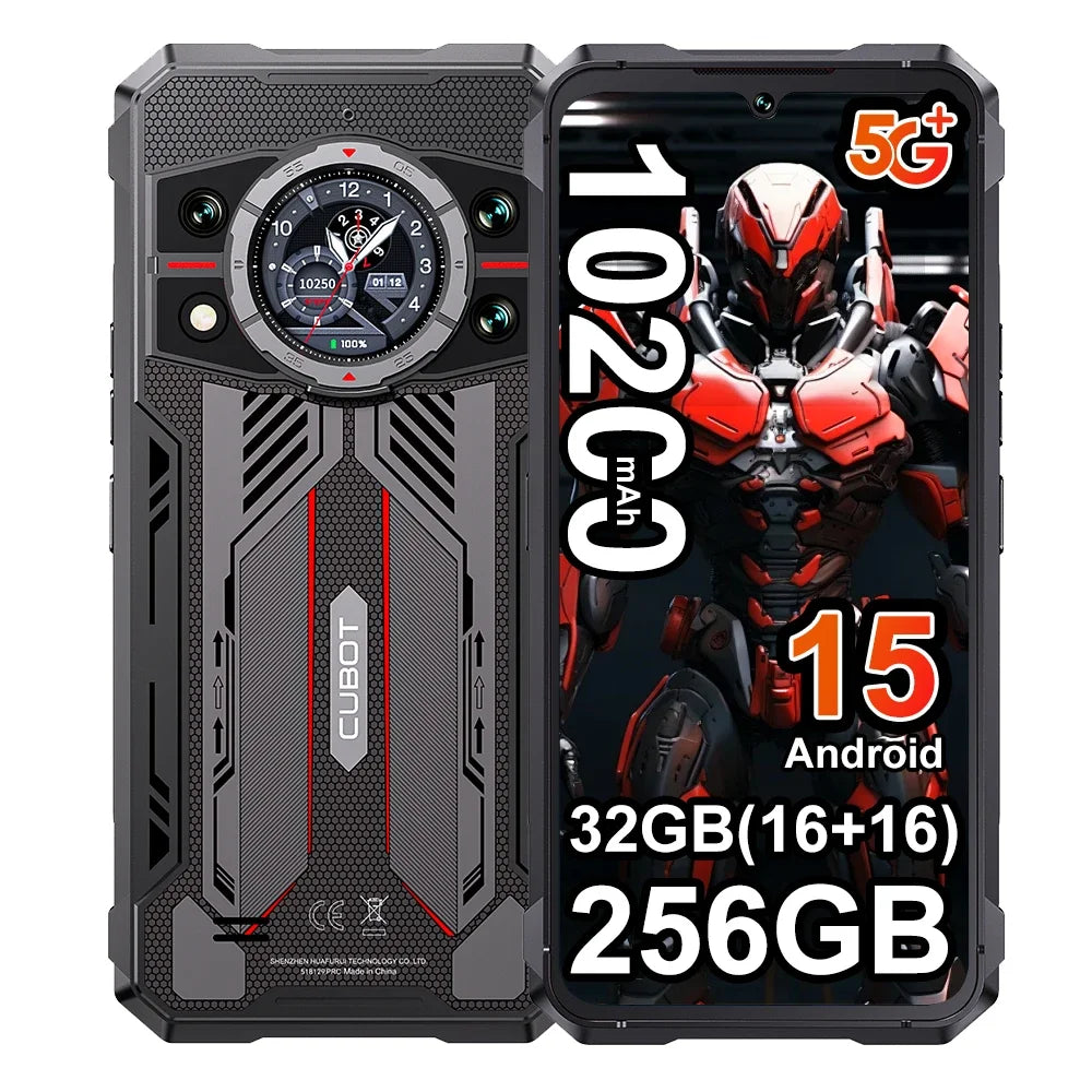 [Envío desde Polonia] [Cubot-KingKong 11] Smartphone ultrarresistente 5G 10200mAh 16GB(8+8)+256GB / 32GB(16+16)+256GB Teléfono móvil 6.72'' NFC Android 15