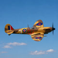 Avión de Combate RC Supermarine Spitfire Mk.IX de 1200 mm, 6 Canales, Modelo XFly, Camuflaje Verde/Camuflaje Desértico, Versión PNP