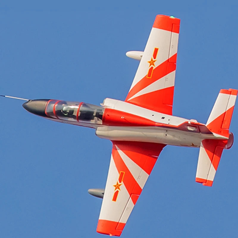 Avión a Control Remoto FlyFans Red Falcon/ Fuerza Aérea Egipcia/Camuflaje Digital K-8 80mm RC EDF Jet PNP/ KIT/ KIT con Servos, Versión de Modelo de Avión RC