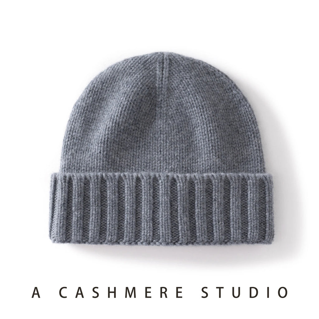 MERRILAMB, gorros de punto Unisex, gorro de Cachemira pura para exteriores, gorro de invierno, gorro de Cachemira gruesa, gorros informales suaves y cálidos para hombres y mujeres