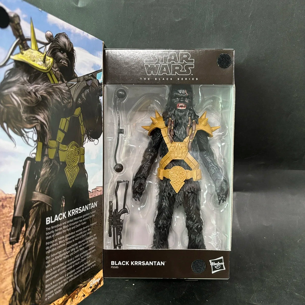 Hasbro Star Wars serie negra Obi-Wan Darth Vader Cal Kestis Boba Fett Luke Mandalorian figura de acción modelo juguete para regalo
