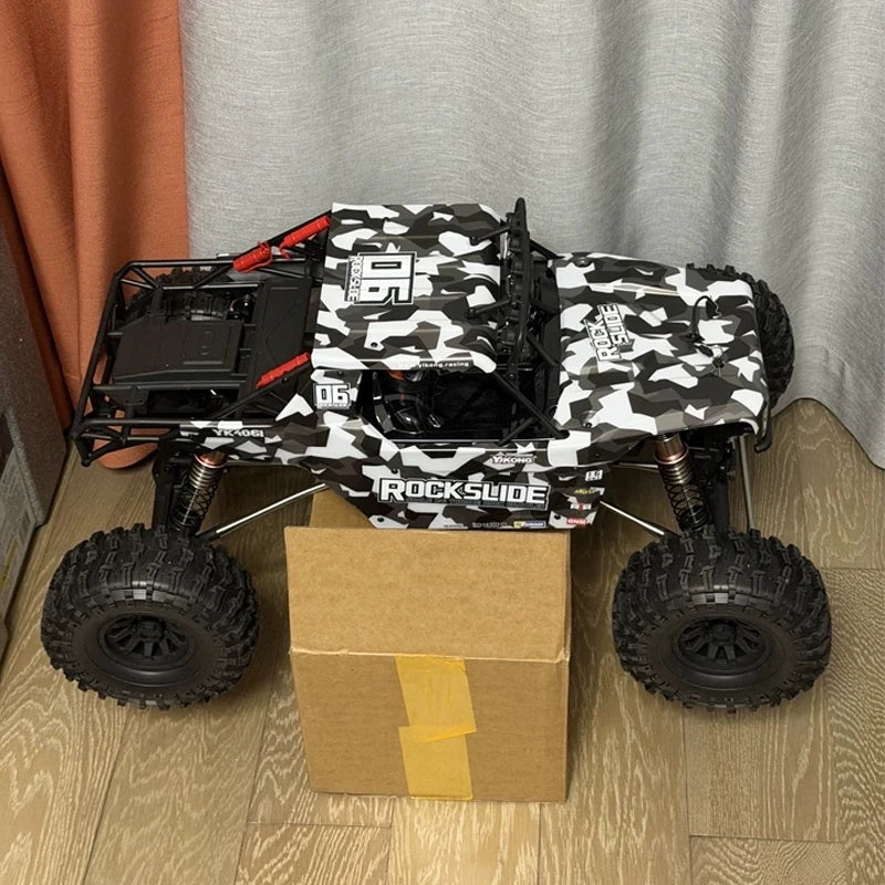 Yikong Yk4061 Rc Rock Crawler, vehículo todoterreno eléctrico 4x4 a escala 1:6, modelo de coche de control remoto con centro de gravedad bajo.