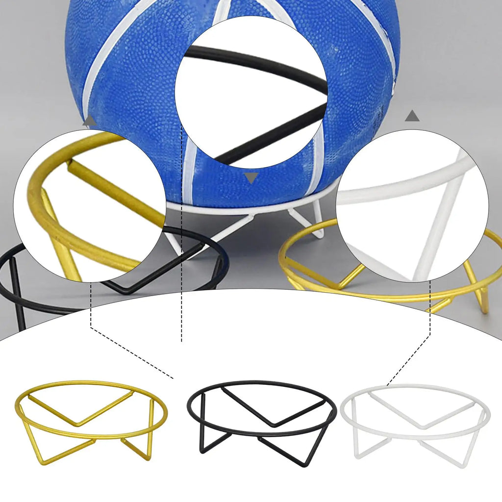 Soporte para Balones, Estante de Almacenamiento Multiusos para Baloncesto, Ahorra Espacio, Soporte para Balones de Fútbol, para Oficina, Tienda, Vitrina