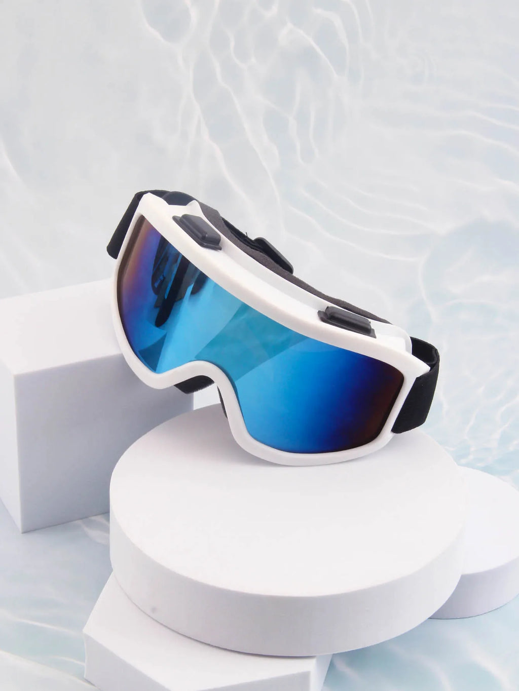 Gafas de esquí de una sola pieza con montura grande para uso diurno y nocturno, acolchadas, a prueba de viento, para esquí individual y snowboard, de alta definición para montañismo