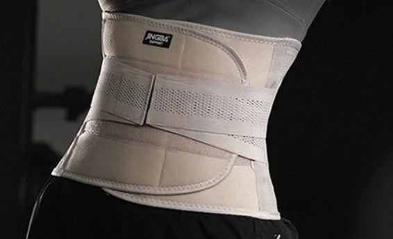 JINGBA SUPPORT Cinturones de soporte lumbar y de espalda para fitness, cinturón de sudoración, entrenador, reductor, musculación abdominal, protector de articulaciones lumbares para deportes