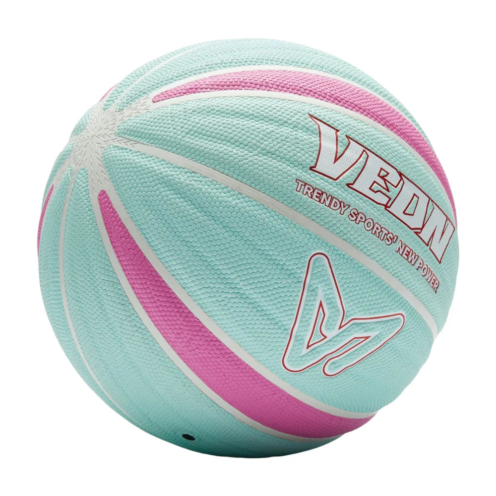 Veidoorn Baloncesto profesional de cuero PU Tamaño oficial 7 para juegos de interior/exterior Bola impermeable de agarre perfecto de alto rebote