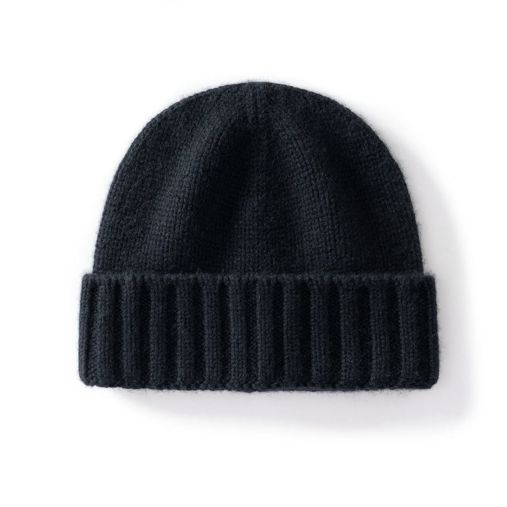 MERRILAMB, gorros de punto Unisex, gorro de Cachemira pura para exteriores, gorro de invierno, gorro de Cachemira gruesa, gorros informales suaves y cálidos para hombres y mujeres