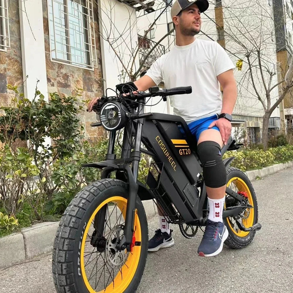 COSWHEEL GT20 Electric Bike 3000W Motor 48V 25AH lithium battery Adult Electric Bicycle 20*4.0 -In Fat fire Mountain E-Bike