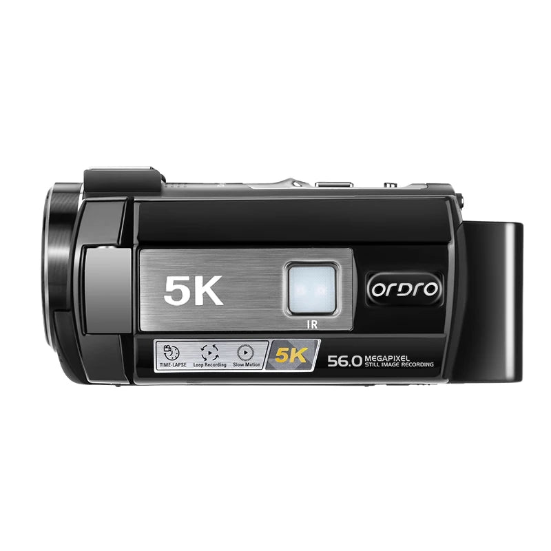Ordro-videoportero 5K, cámara Vlog con Zoom Digital 18X, visión nocturna infrarroja, Camaras para grabación YouTuber, novedades de 2024
