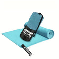 Toalla de viaje de microfibra de 1 pieza, toalla de secado rápido, súper absorbente, compacta, ligera, para playa, gimnasio, piscina, baño, yoga, camping