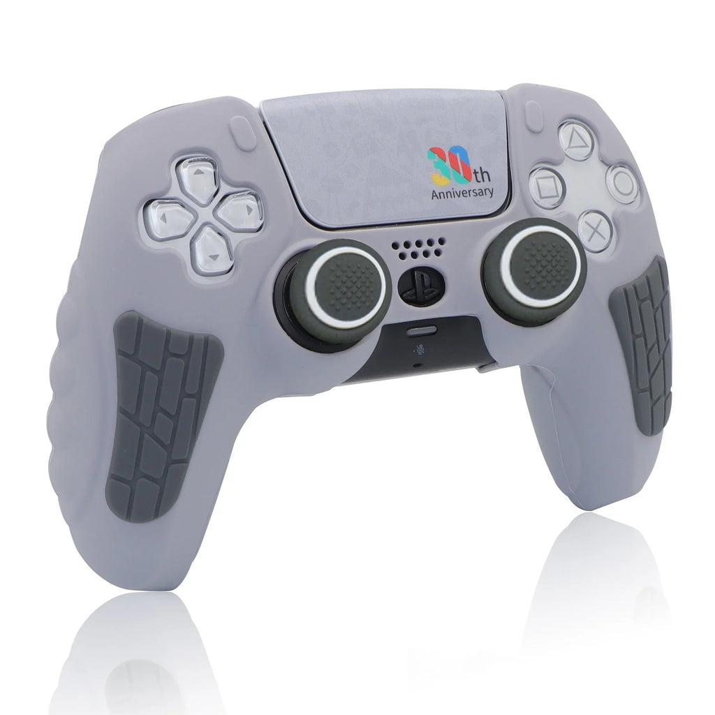 Funda de silicona para control de PS5 de edición limitada, 30.º aniversario, con adhesivo para panel táctil, accesorio de carcasa para control de PlayStation 5