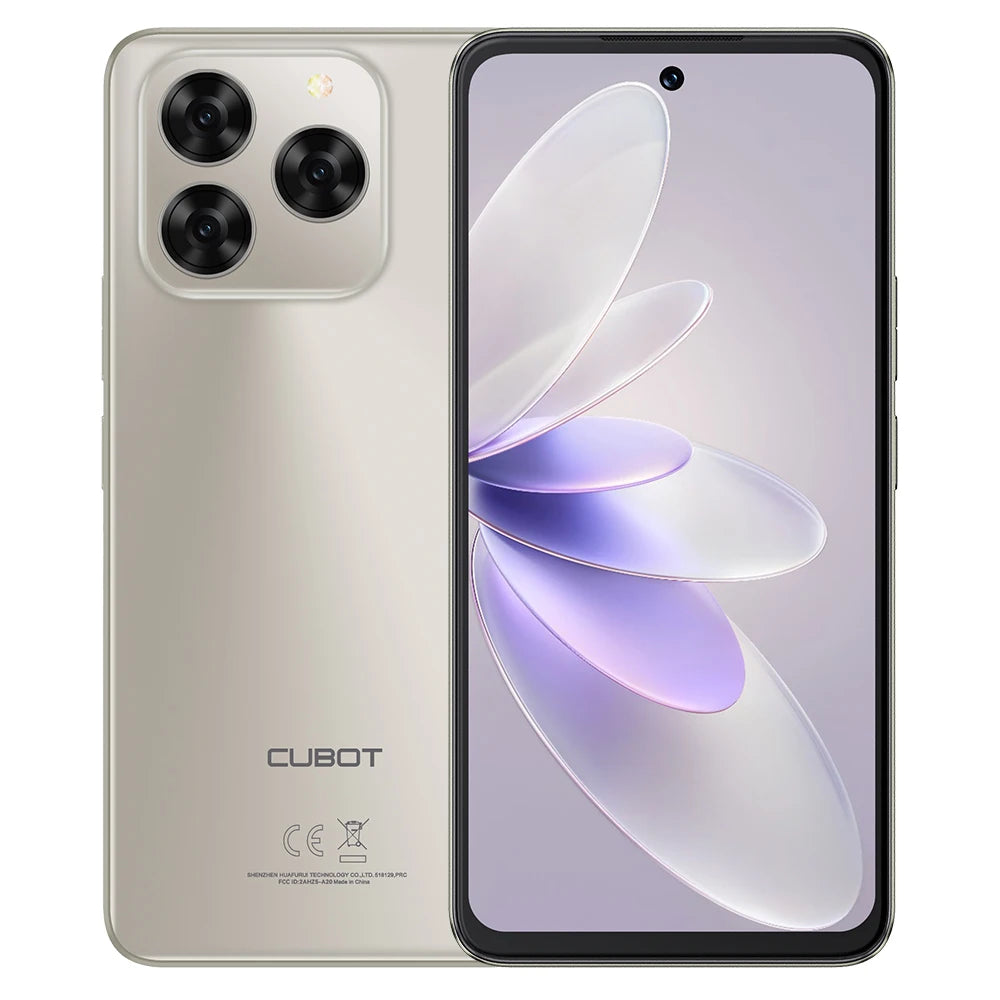 Smartphone Cubot Note 60, Android 15, pantalla de 7.2 pulgadas a 120Hz, procesador Octa-core, 16GB (6+10GB) de RAM, 128GB de ROM, cámara de 48MP, batería de 7000mAh