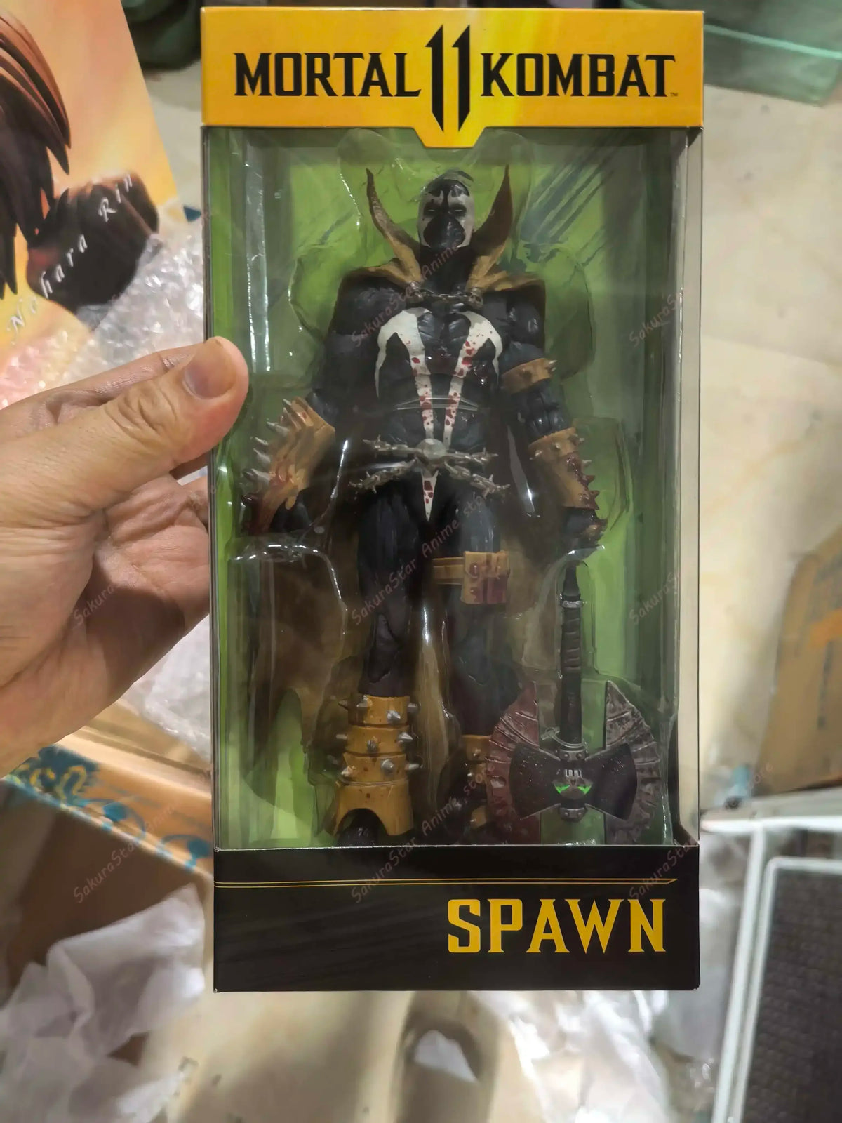 【En stock】Mortal Kombat Spawn Sub Zero Scorpion Kitana Liu Kang Figura de acción articulada de 7 pulgadas 17 cm Modelo de juguete coleccionable del juego