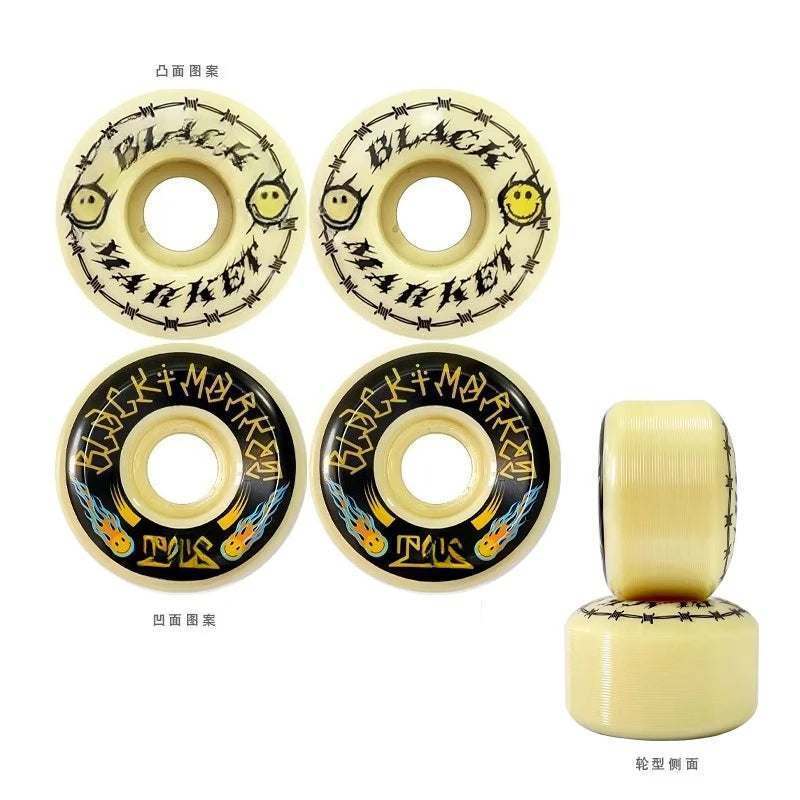 Patineta completa de arce canadiense de 7 capas, patineta de crucero con doble brazo oscilante para adultos, admite personalización del patrón