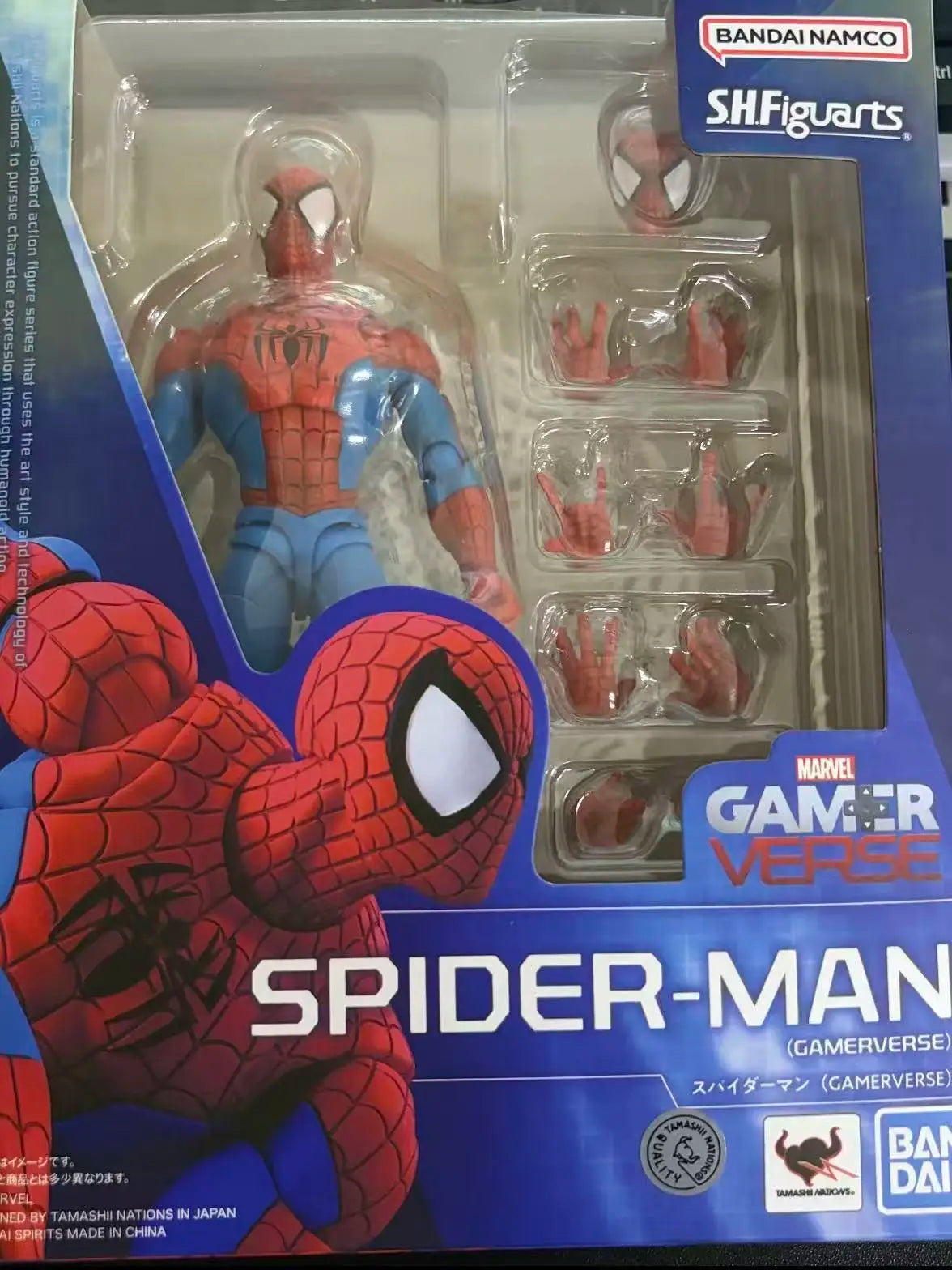 En stock KO SHF Figuras de Spider-Man Gamerverse, figuras de acción coleccionables, figuras de acción de anime, juguetes.