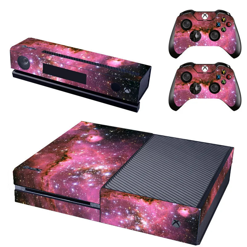 Pegatina de piel para consola de juegos Xbox One, funda protectora de vinilo, funda para mando de Xbox One, accesorios para mando