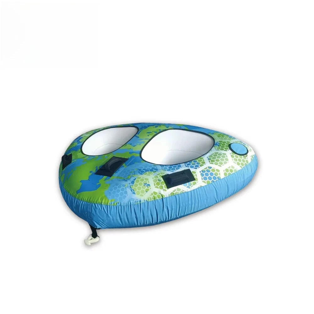 Tubo Inflable Remolcable, Juegos Acuáticos, Trineos de Nieve, Flotador para 4 Personas, Diversión en Lagos y Ríos