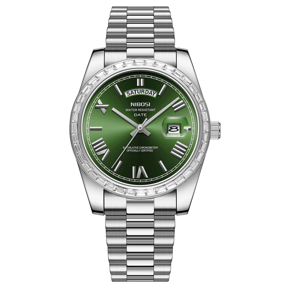NIBOSI Fashion Men Watches Top Brand Luxury Wristwatch Day Date Miyota Quartz Watch Men Waterproof Steel Role Clock Reloj Hombre