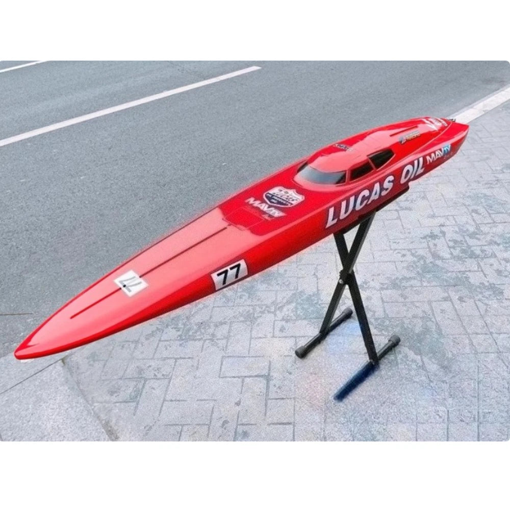 Lancha RC 1/8.5 152CM Modelo O-boat Versión RTR Barco Potente Extralargo con Motor Brushless Juguete de Lancha Rápida para Adultos