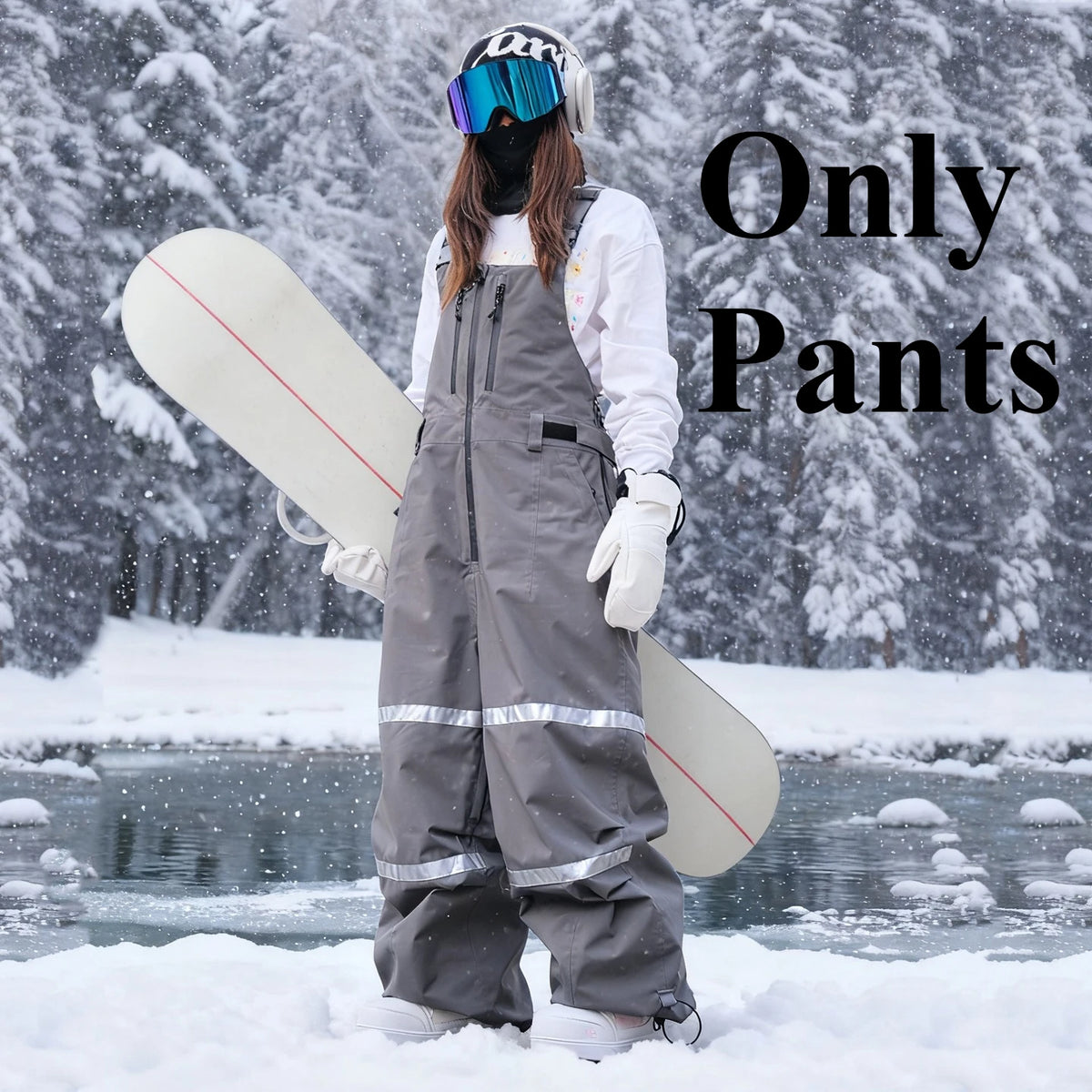 Pantalones de Nieve Unisex 2026, Impermeables, Resistentes al Viento, Talla Grande, para Snowboard y Actividades al Aire Libre