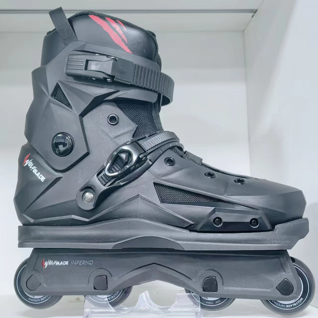 Patines en Línea Agresivos de Alto Rendimiento para Adultos, Patines de Ruedas con Ruedas Duraderas, Diseño de Deslizamiento Suave