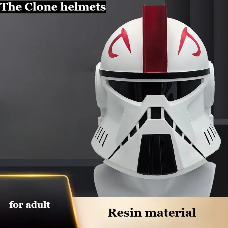 Cascos y máscaras de cosplay de la película The Clone Wars para adultos, máscara de Halloween para hombre, accesorio de disfraz para fiesta de carnaval y disfraces