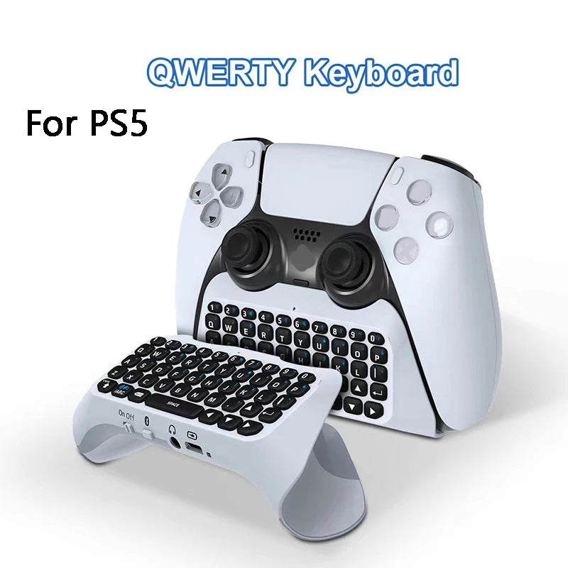 Teclado inalámbrico Bluetooth para controlador PS5 Playstation 5, accesorios de mando, kit de juego para jugadores