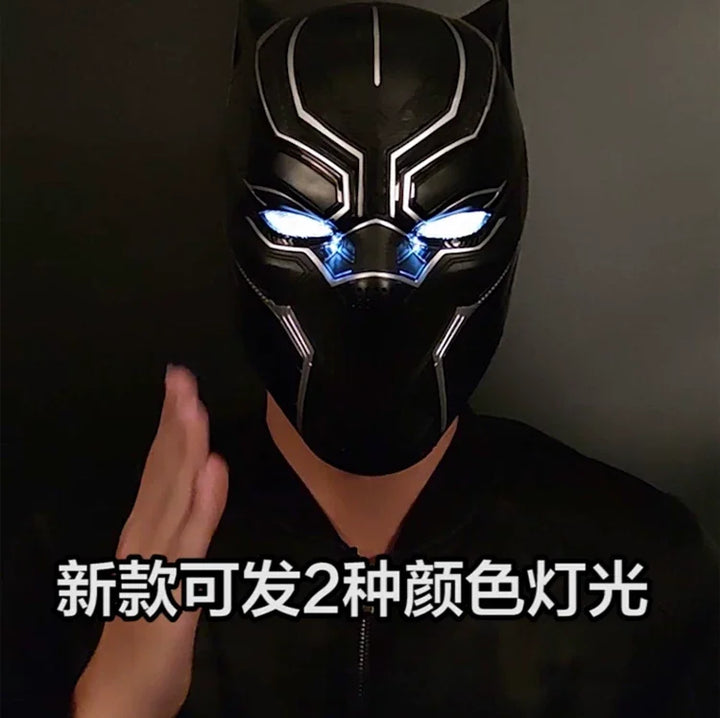 Casco de Iron Man, modelos Mk5, Mk7, Mk50 y Mk17, con interruptor de control de voz en inglés, para juegos de rol, como adorno coleccionable, regalo de cumpleaños o para las fiestas.