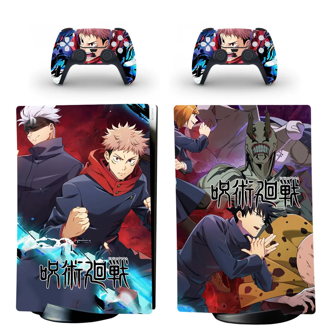 Adhesivo protector de vinilo para consola y mando PS5 edición digital de Jujutsu Kaisen Gojo